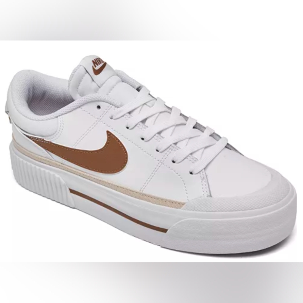 Nike Court Legacy Lift Platform Sneakers Size 8 MSRP $94.55